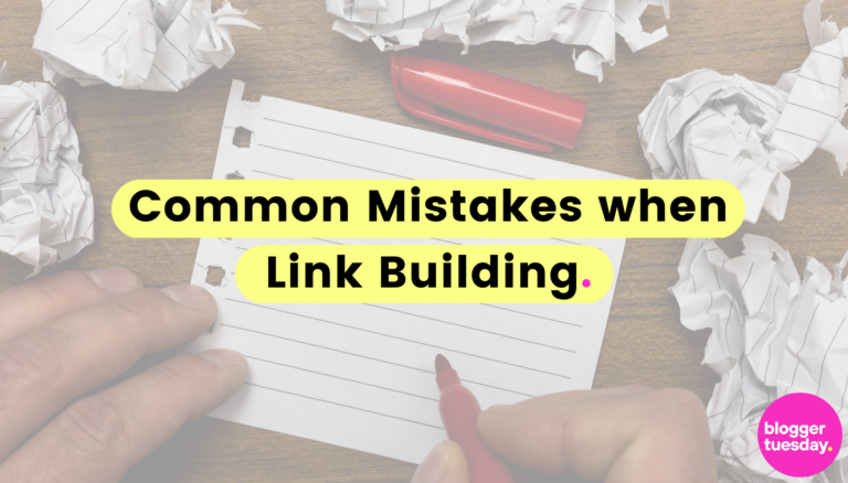 Common Mistakes when Link Building