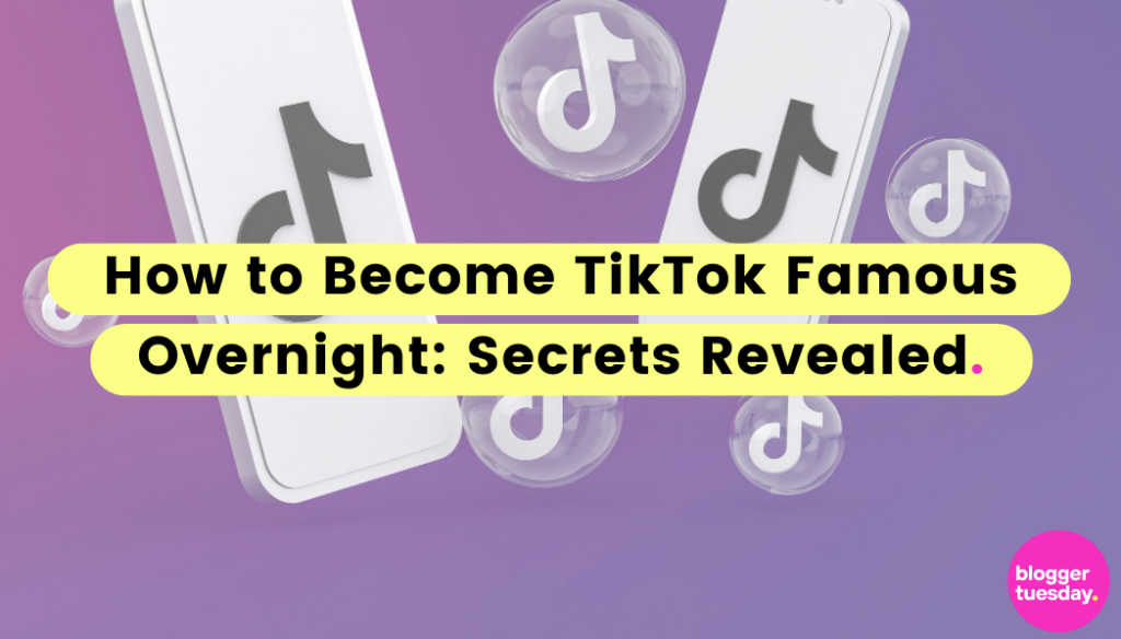 How To TikTok Famous Overnight Secrets Revealed! Blogger Tuesday
